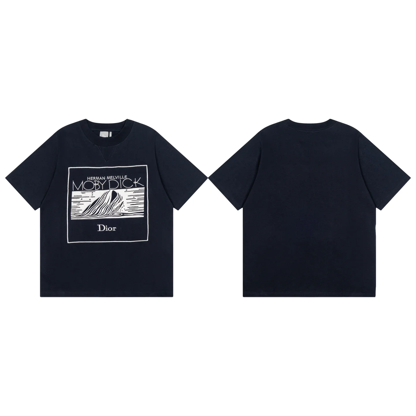Moby Dick Embroidered Cotton T-Shirt D16021169 — view 14