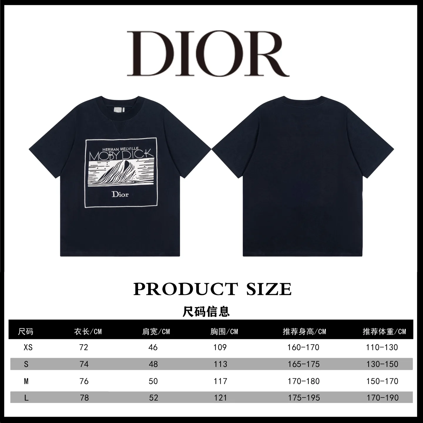 Moby Dick Embroidered Cotton T-Shirt D16021169 — view 15