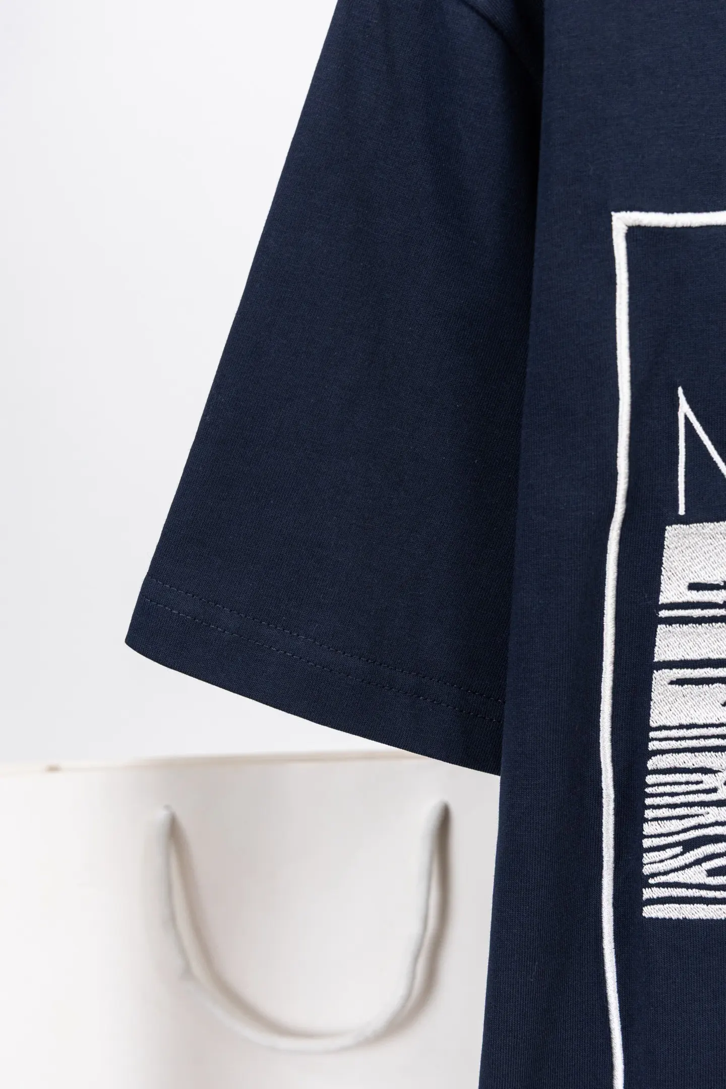 Moby Dick Embroidered Cotton T-Shirt D16021168 — view 5