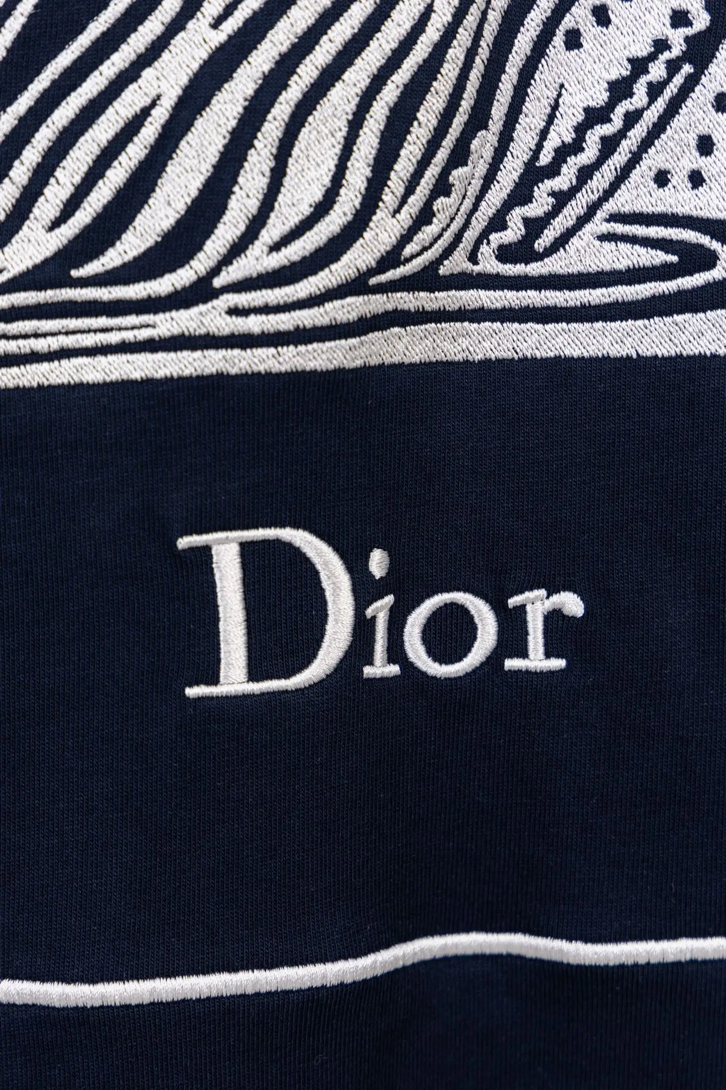 Moby Dick Embroidered Cotton T-Shirt D16021168 — view 7