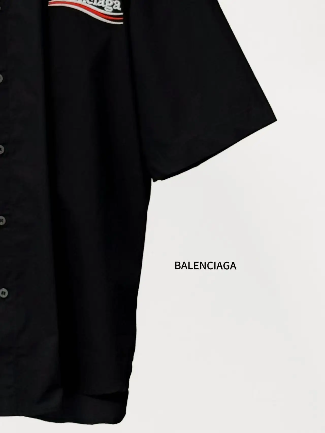 Political Campaign Logo Embroidered Short-Sleeve Shirt D16521125 — view 8