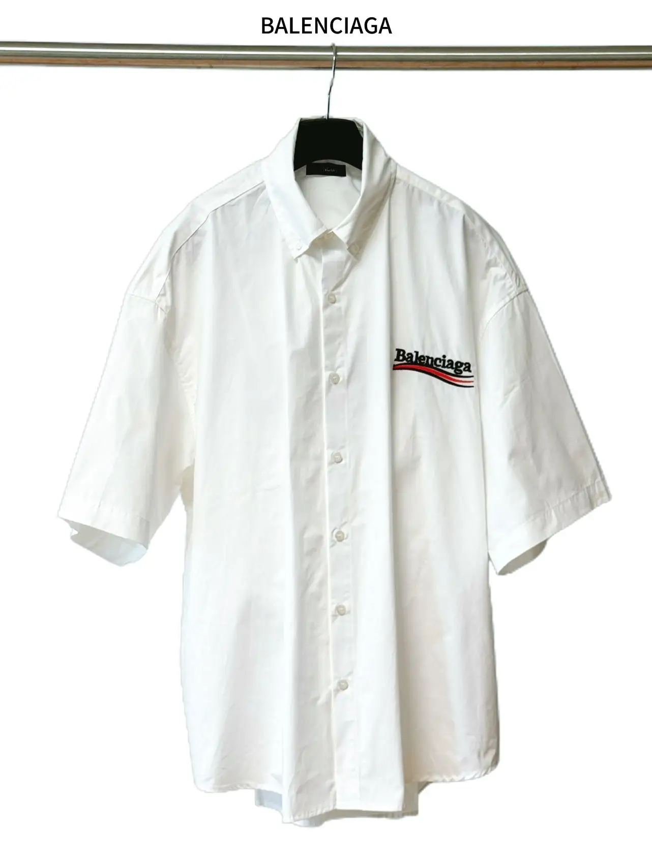 Political Campaign Embroidered Short-Sleeve Shirt D16521124