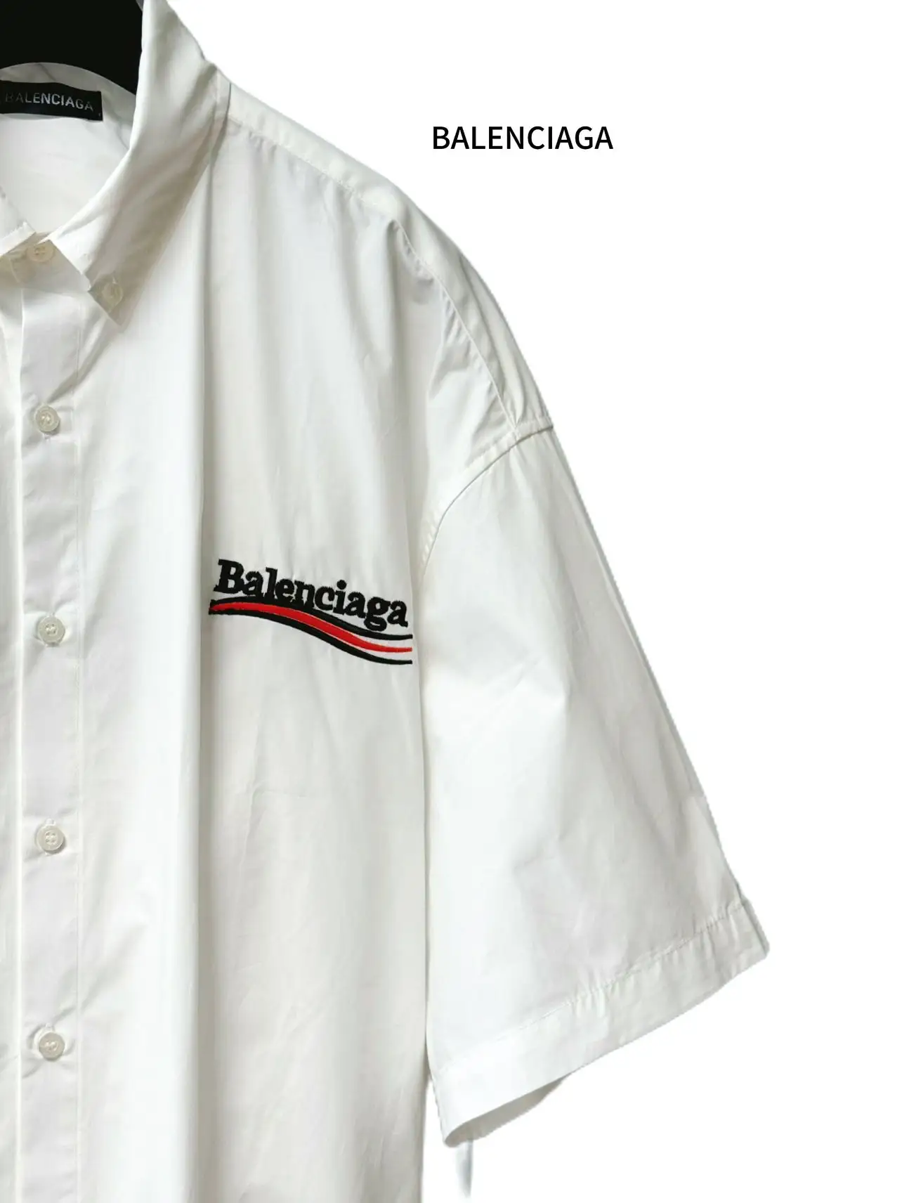 Political Campaign Embroidered Short-Sleeve Shirt D16521124 — view 5