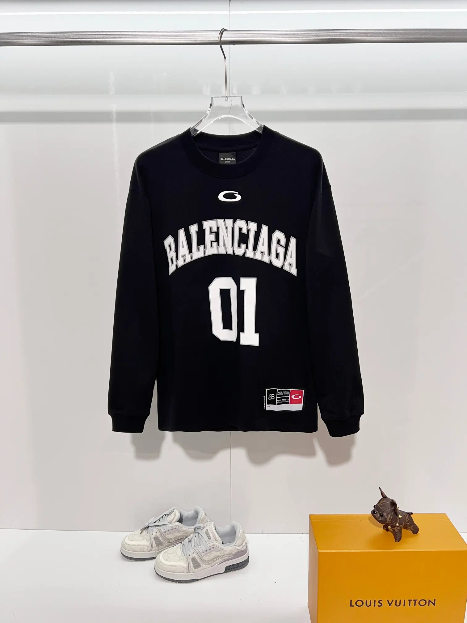 Basketball Logo Embroidered Cotton Sweatshirt D16524158