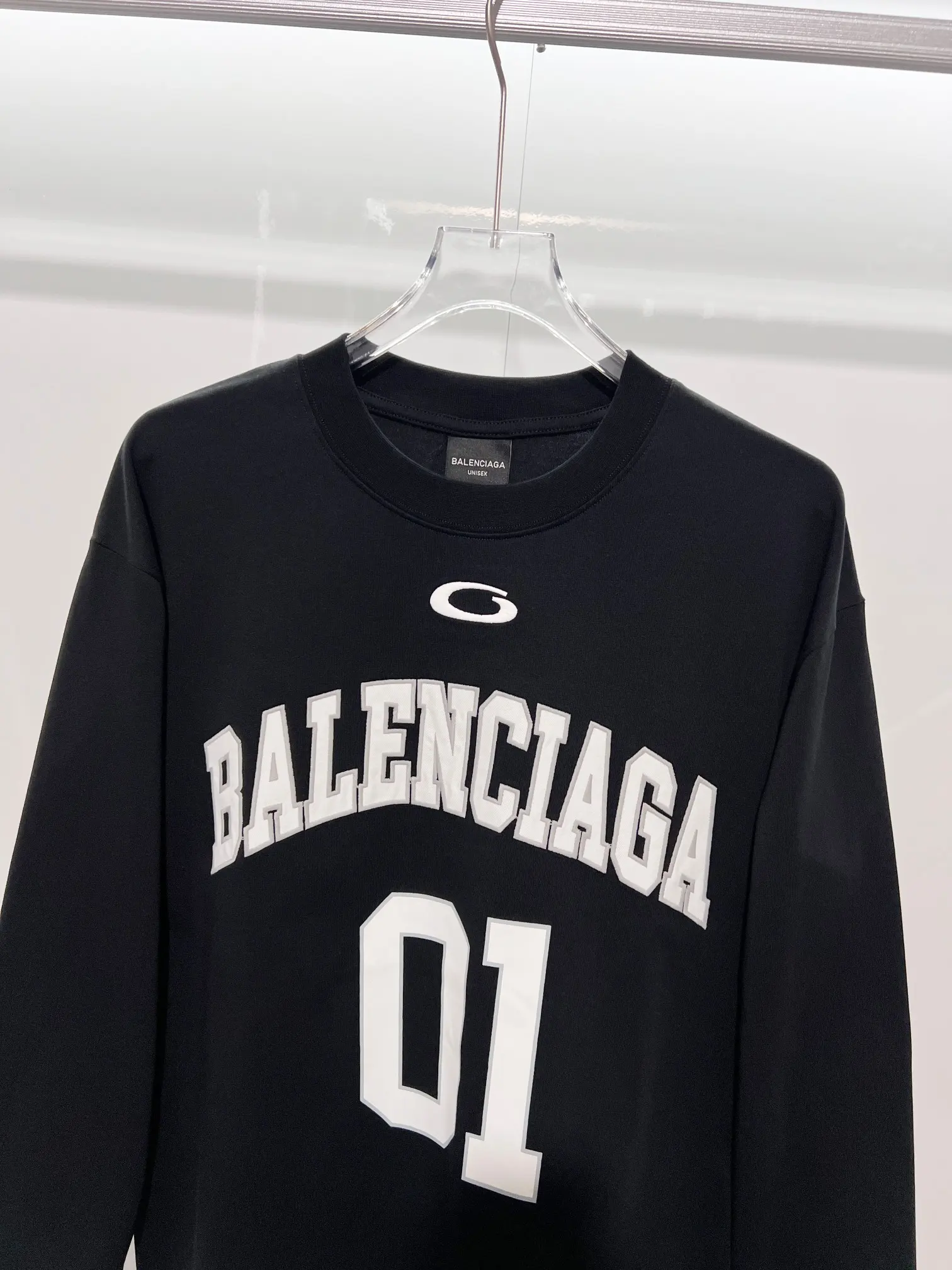 Basketball Logo Embroidered Cotton Sweatshirt D16524158 — view 3