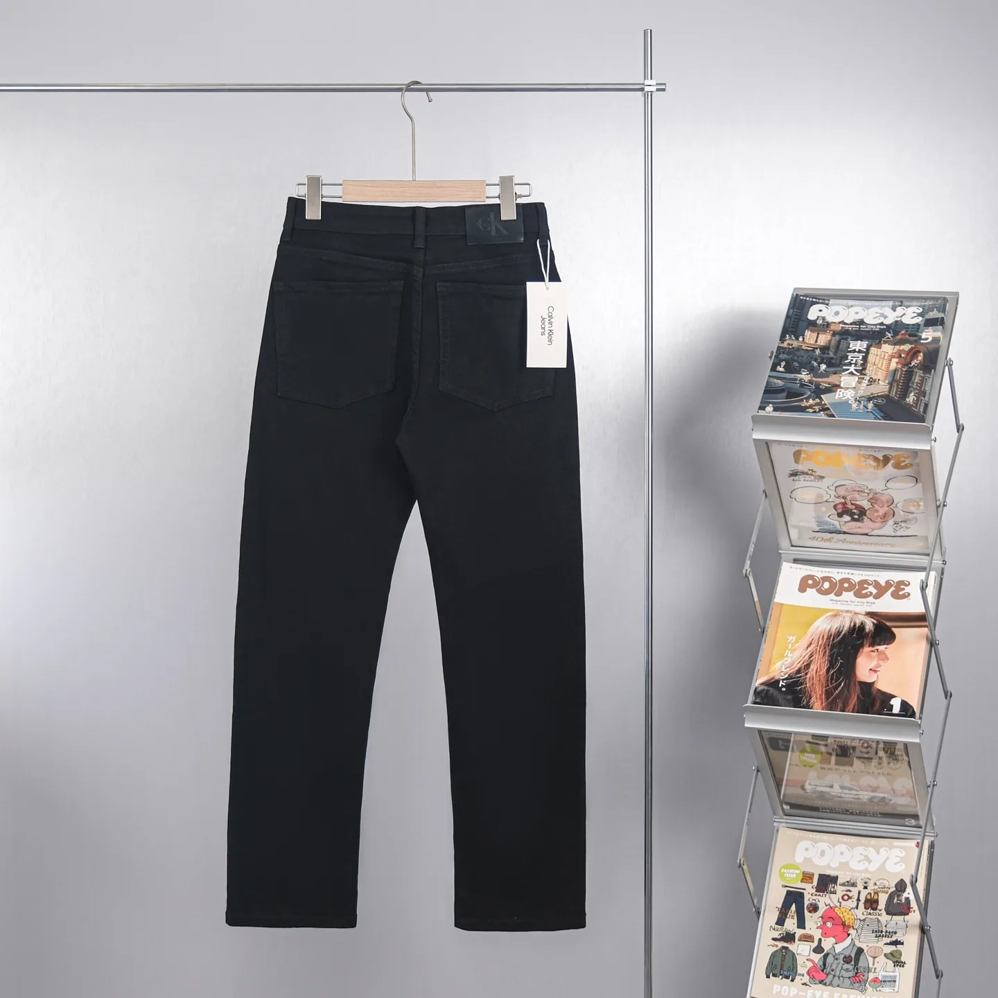 Slim-Straight Leg Stretch Denim Jeans D16523094 — view 2