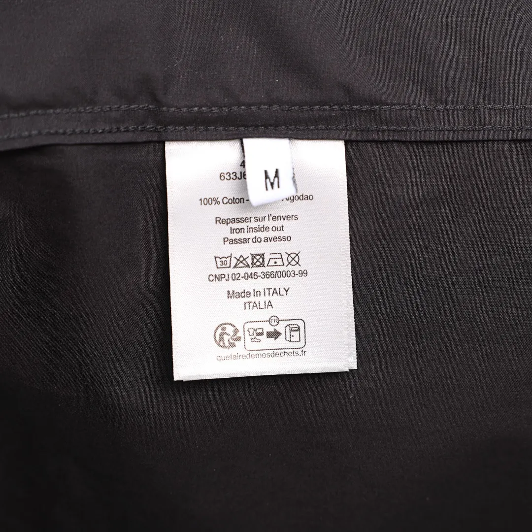 Dior Graffiti Logo Embroidered Cotton Shirt D16522647 — view 10