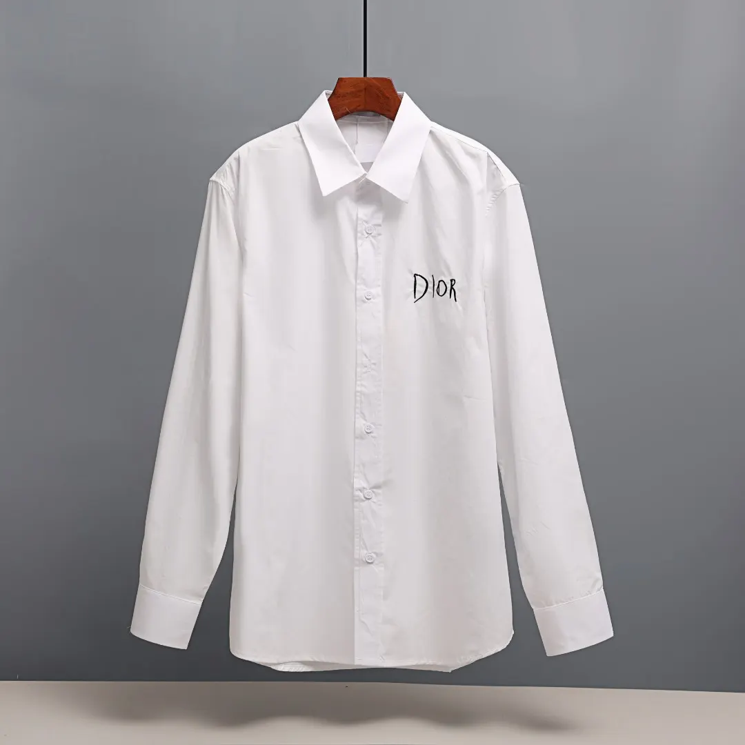 Logo-Embroidered Cotton-Blend Poplin Shirt D16522648