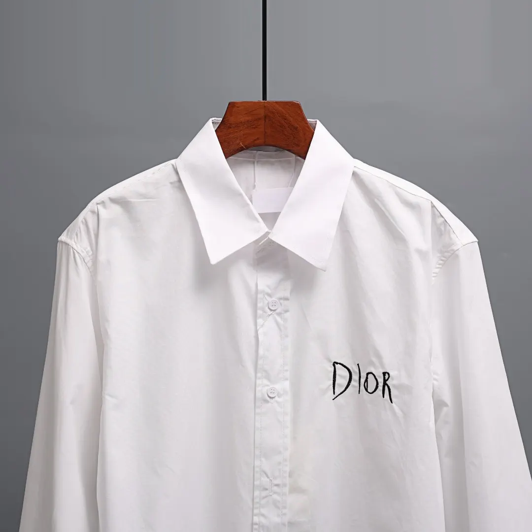 Logo-Embroidered Cotton-Blend Poplin Shirt D16522648 — view 3