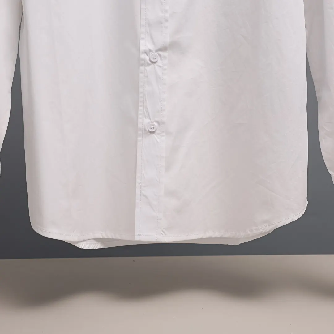 Logo-Embroidered Cotton-Blend Poplin Shirt D16522648 — view 6
