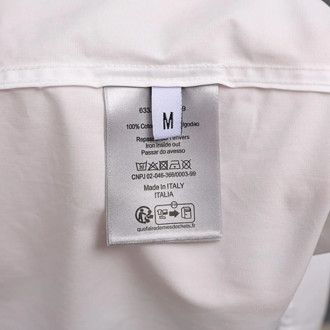 Logo-Embroidered Cotton-Blend Poplin Shirt D16522648 — view 9