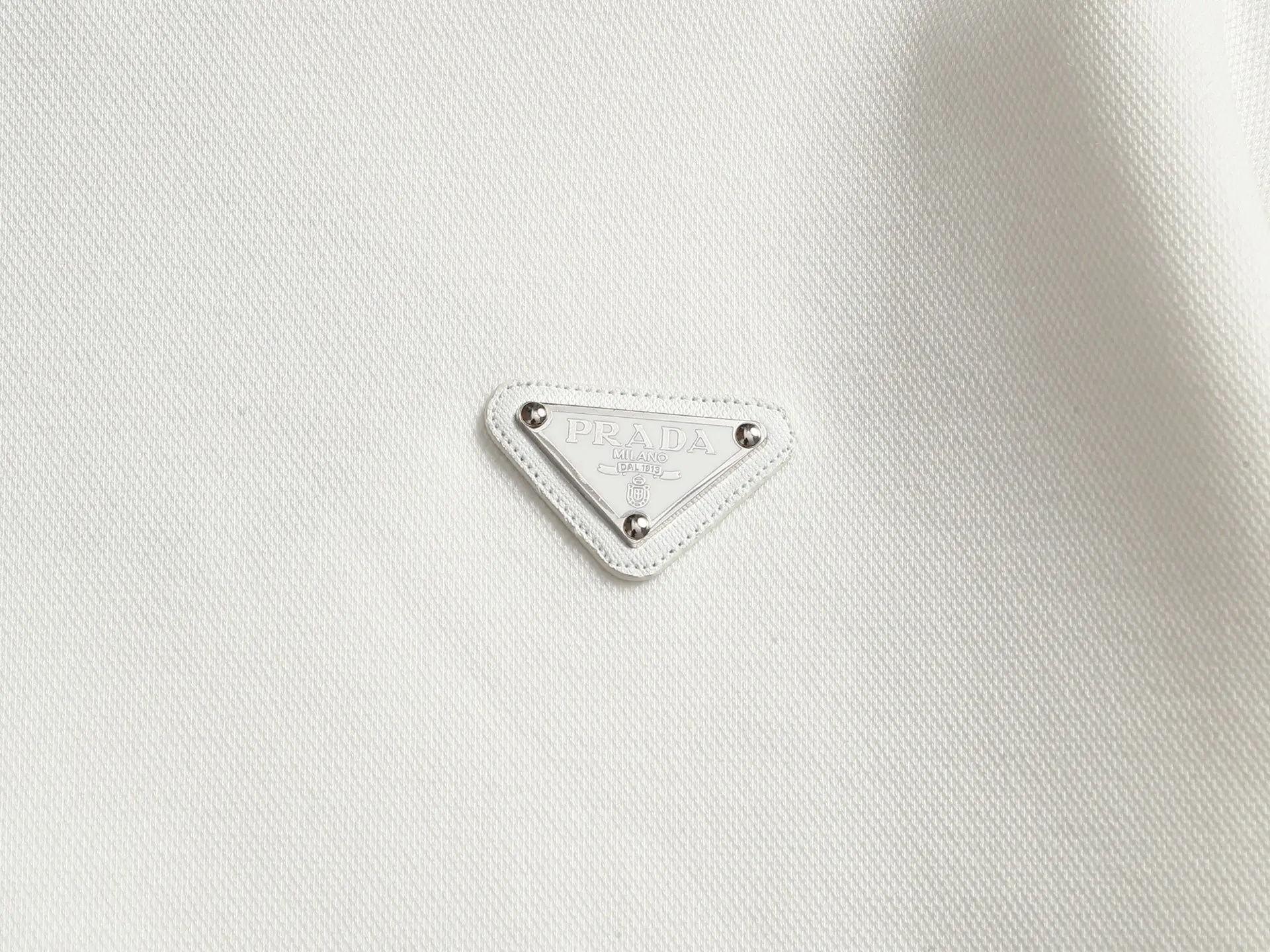 Enamel Triangle Logo Crew-Neck Sweatshirt D17023260 — view 5