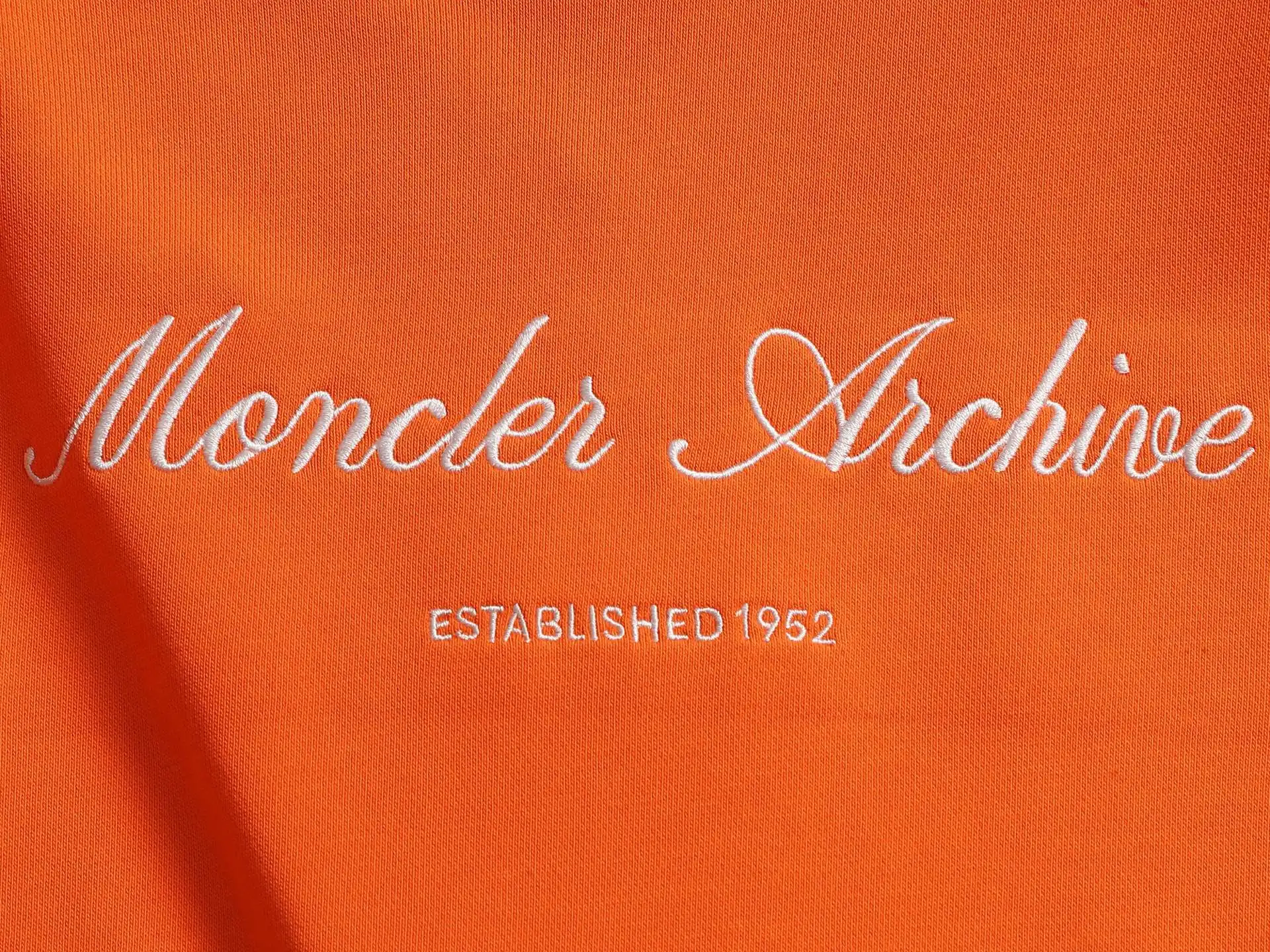 Moncler Archive Logo Embroidered Sweatshirt D17023245 — view 4