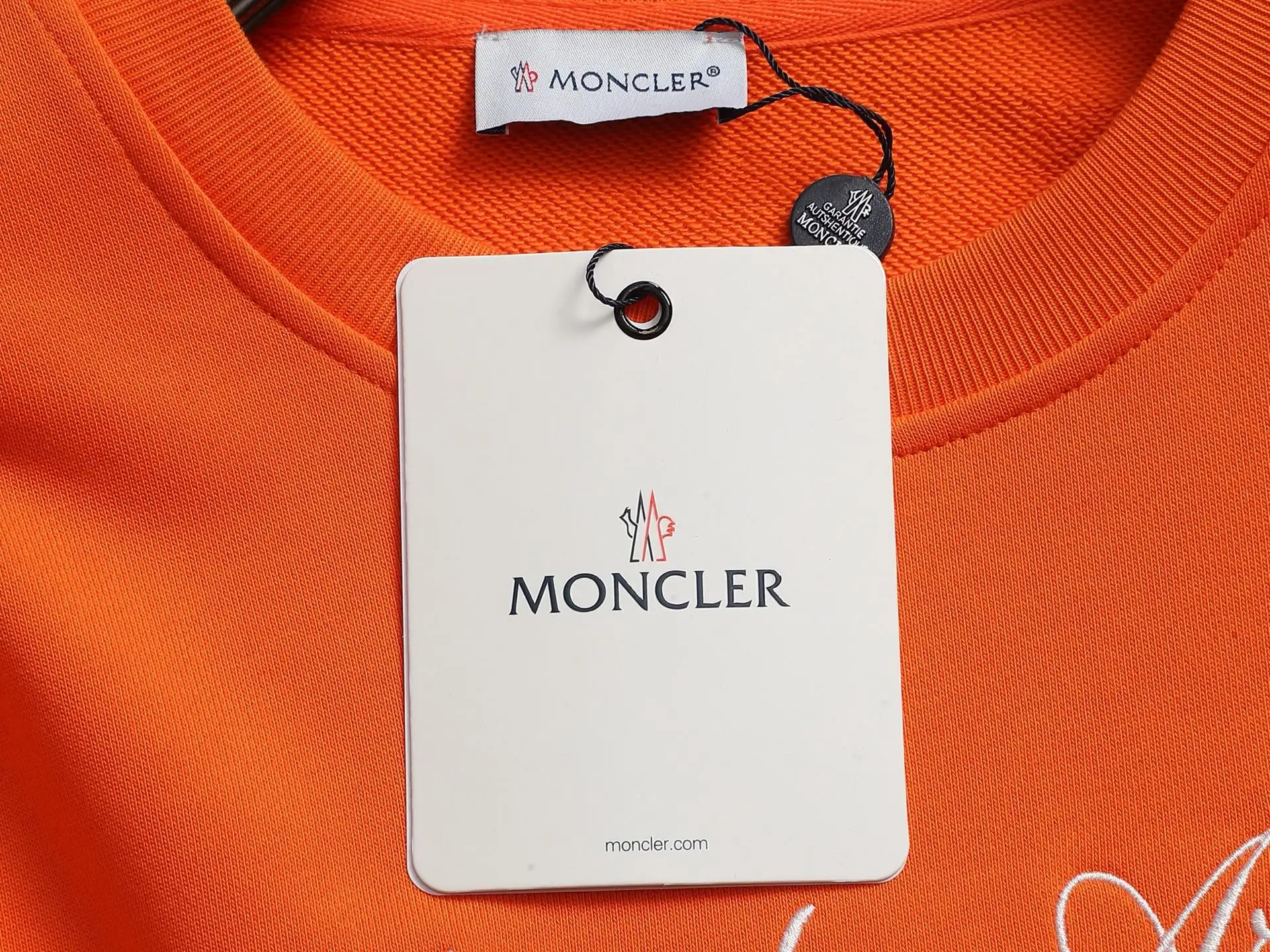 Moncler Archive Logo Embroidered Sweatshirt D17023245 — view 6