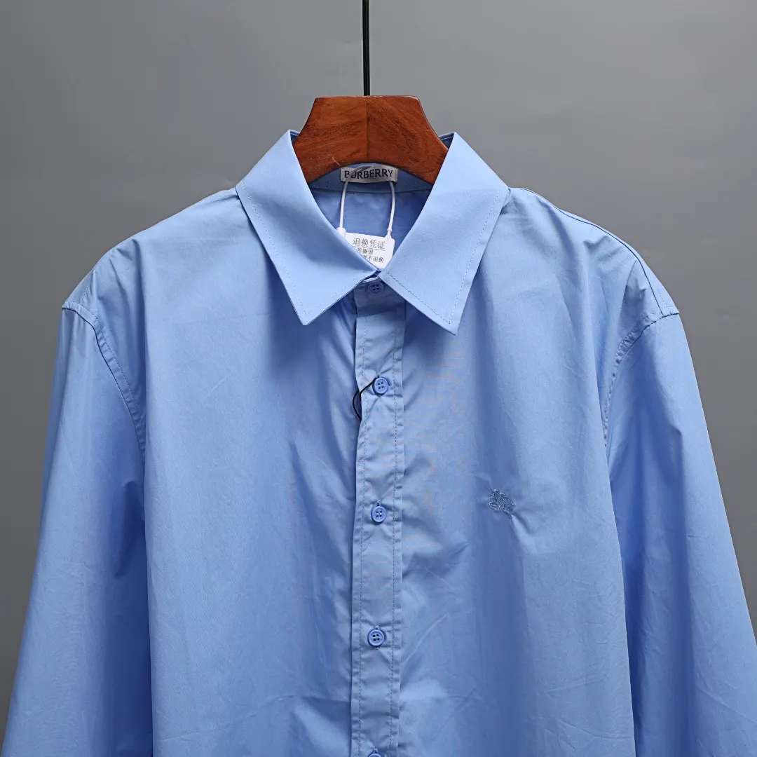 Embroidered Logo Poplin Long-Sleeve Shirt D17022649 — view 3