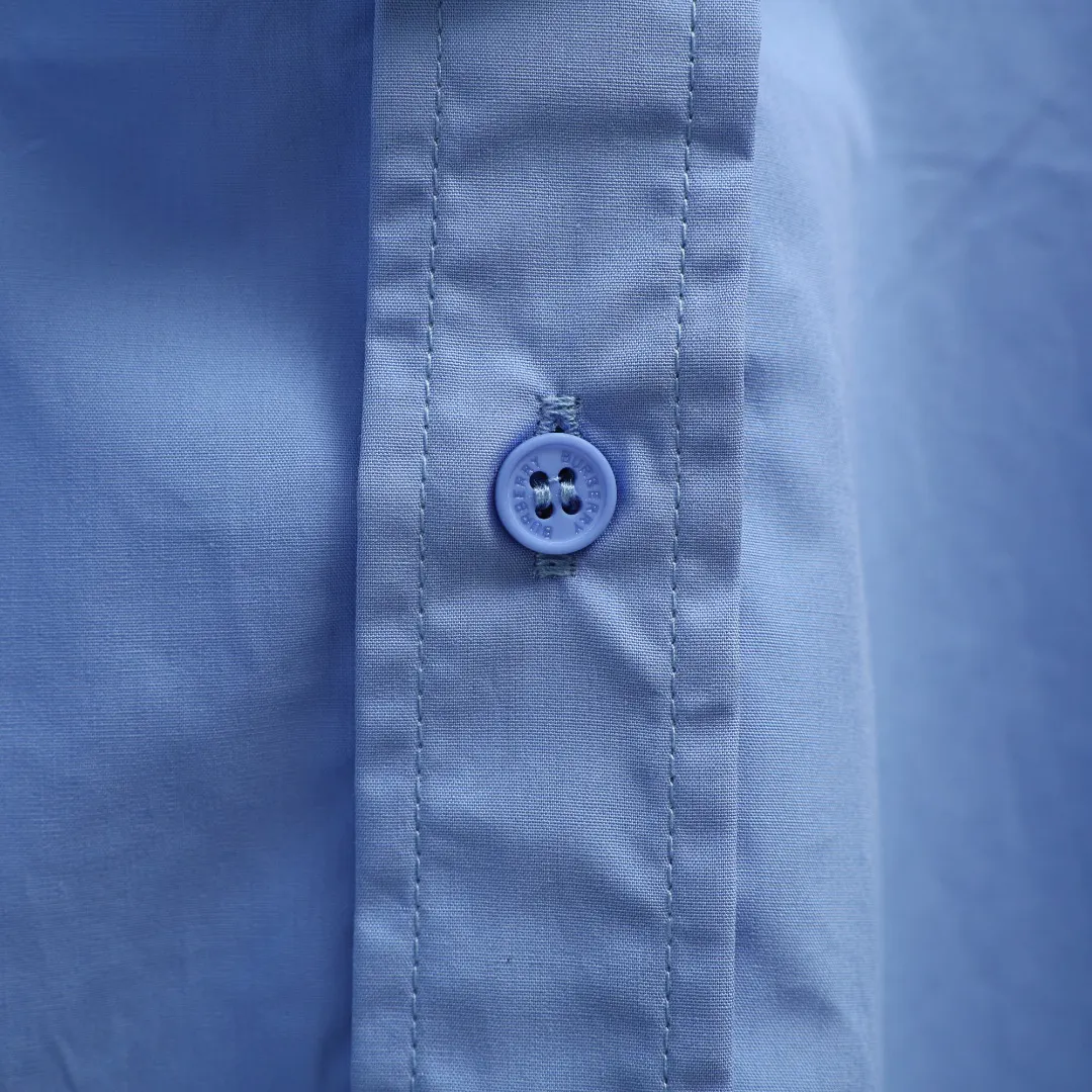 Embroidered Logo Poplin Long-Sleeve Shirt D17022649 — view 10