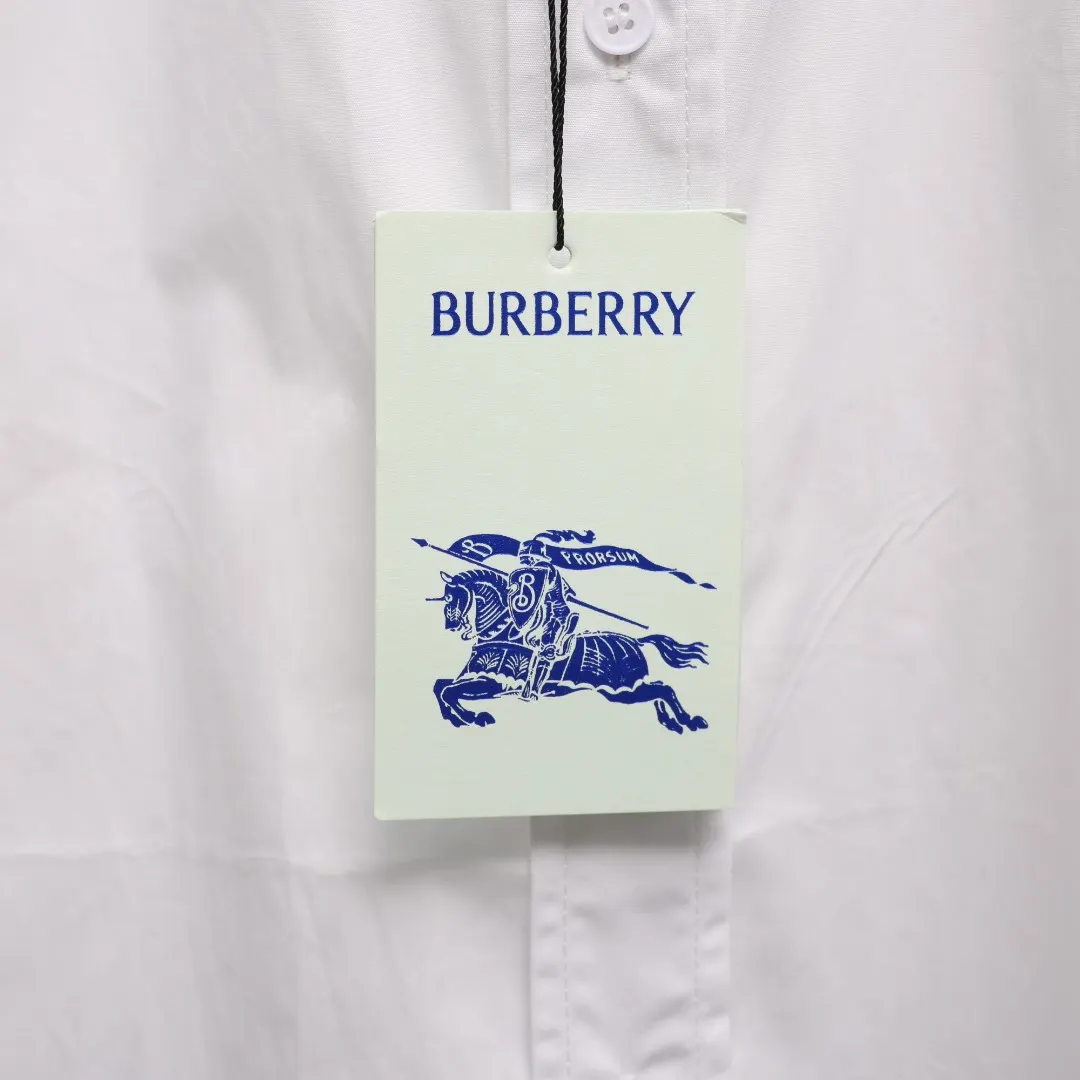 Embroidered Logo Poplin Shirt with Check Lining D17022650 — view 9