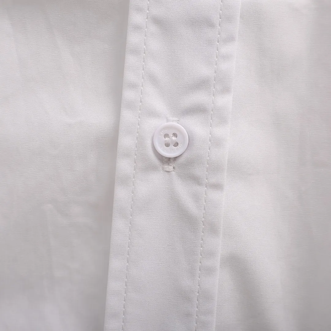 Embroidered Logo Poplin Shirt with Check Lining D17022650 — view 11