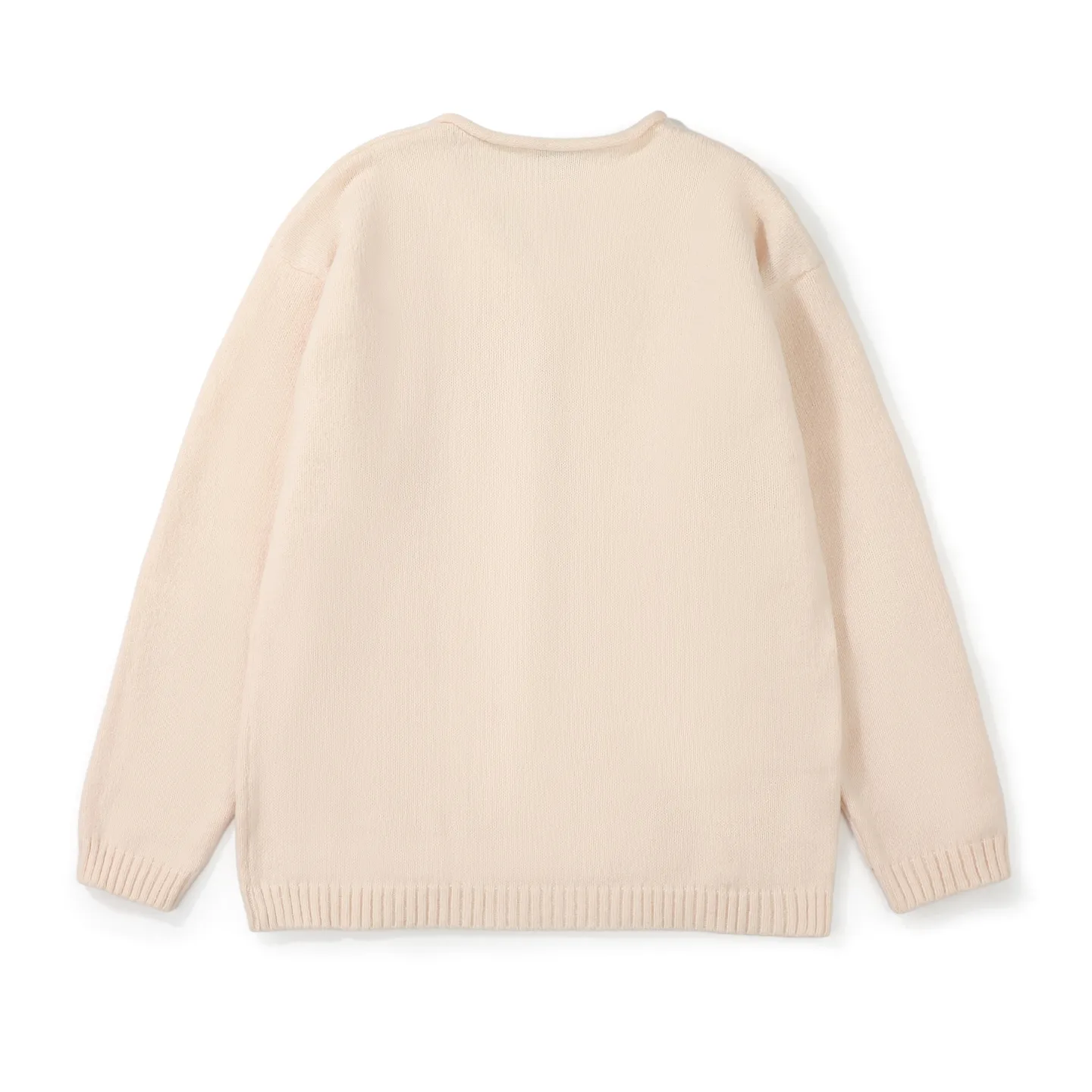 Logo-Embroidered V-Neck Knit Sweater D17023081 — view 2