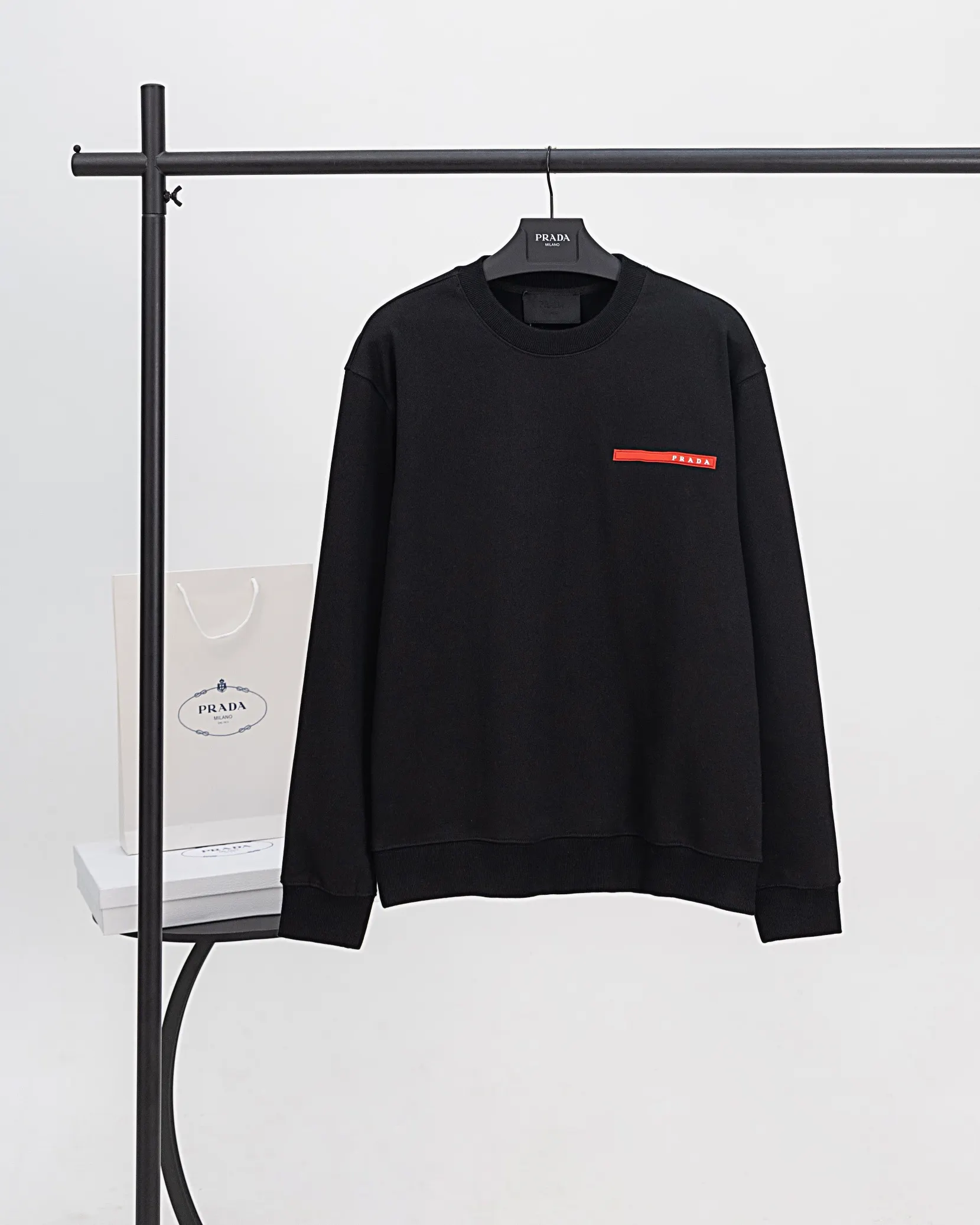 Logo-Patch Cotton-Jersey Sweatshirt D17021188