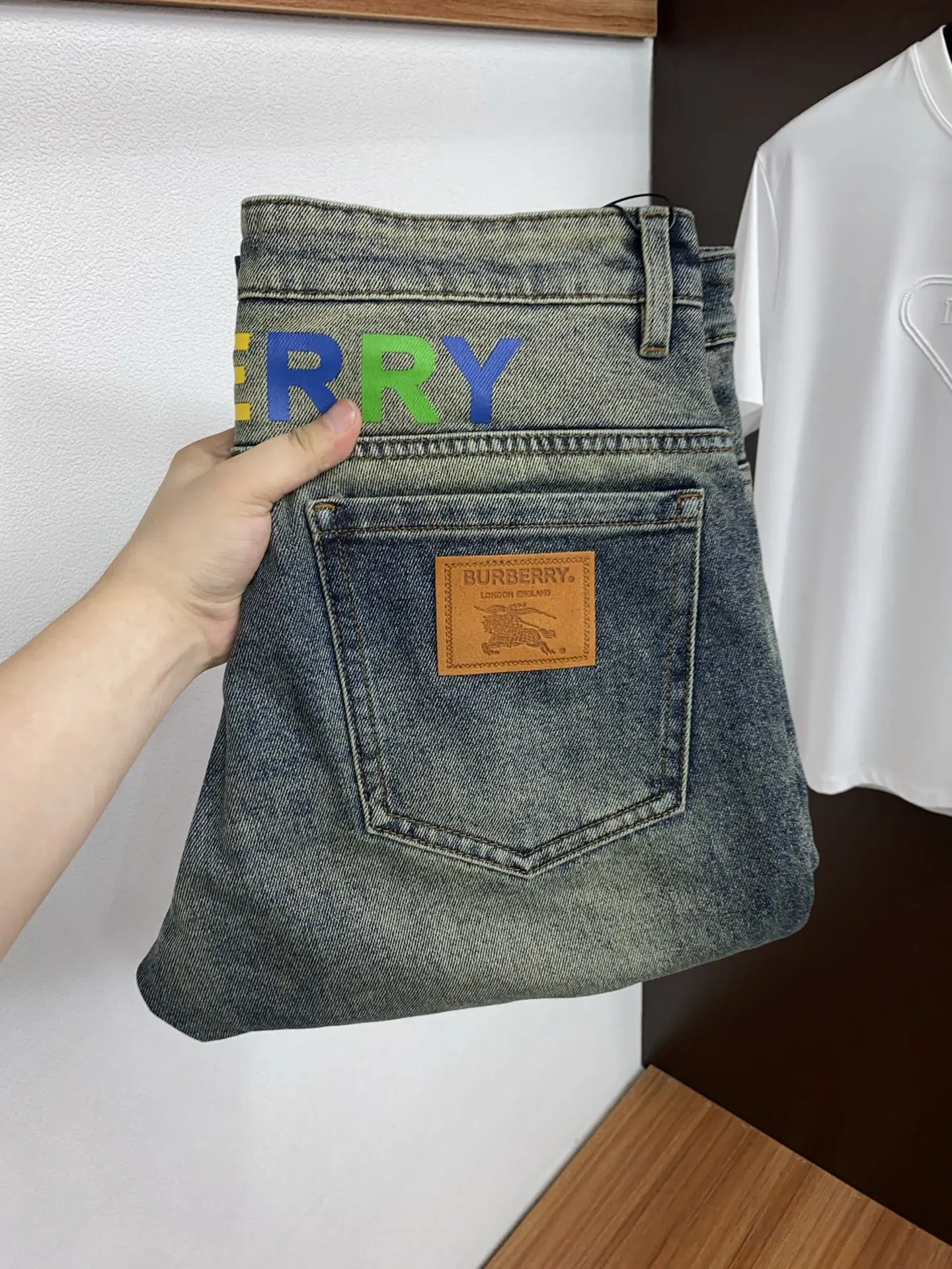 Logo Patch Slim-Straight Jeans D17523873
