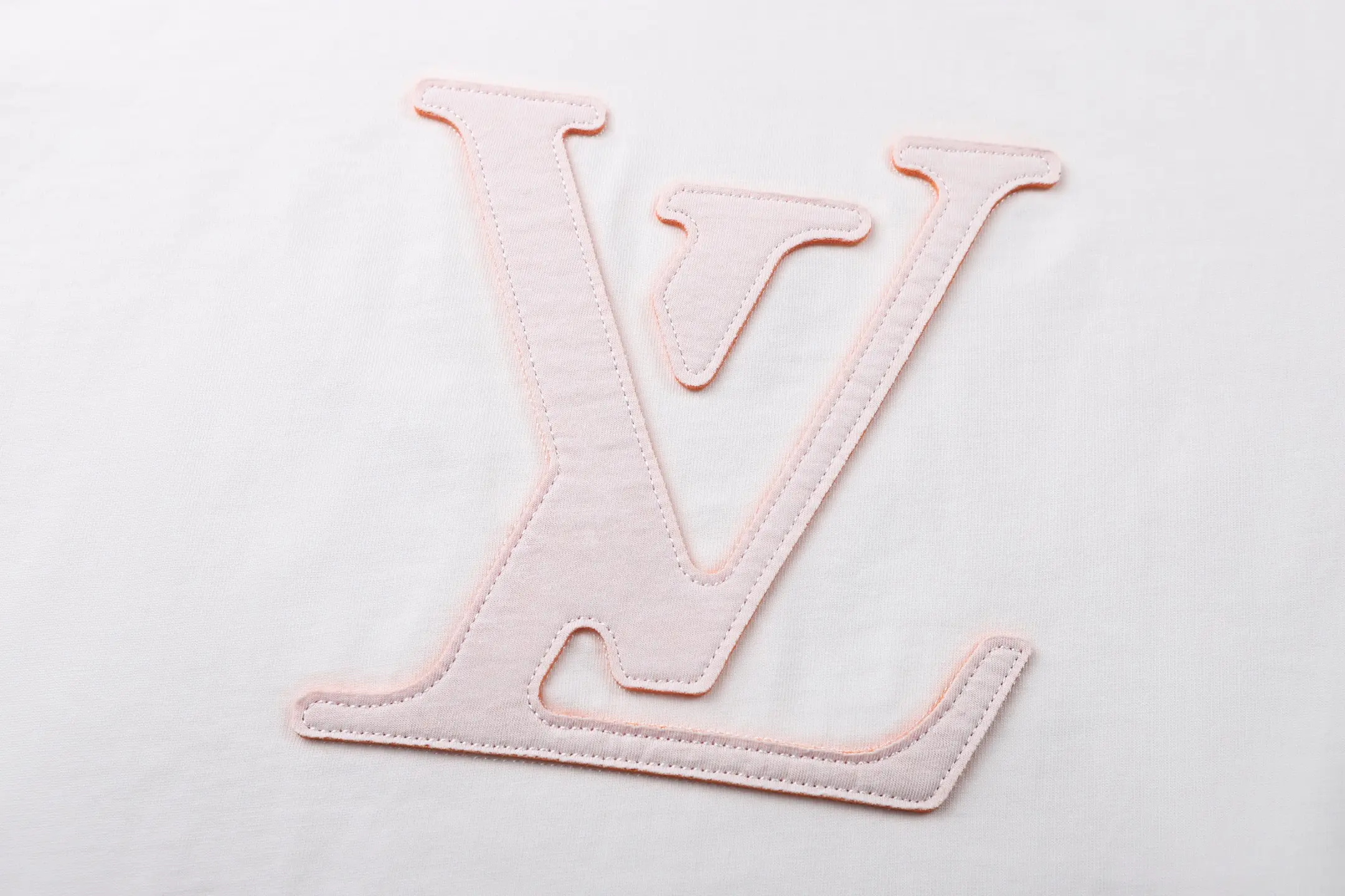Laser-Cut Logo Appliqué Cotton T-Shirt D17521157 — view 5