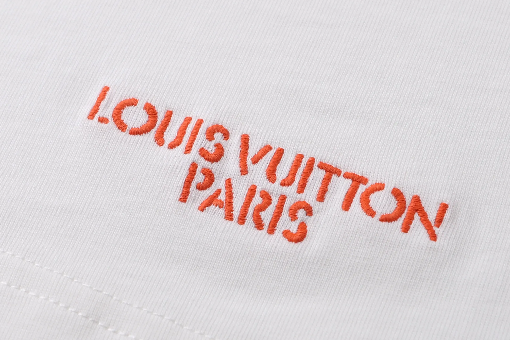 Laser-Cut Logo Appliqué Cotton T-Shirt D17521157 — view 6