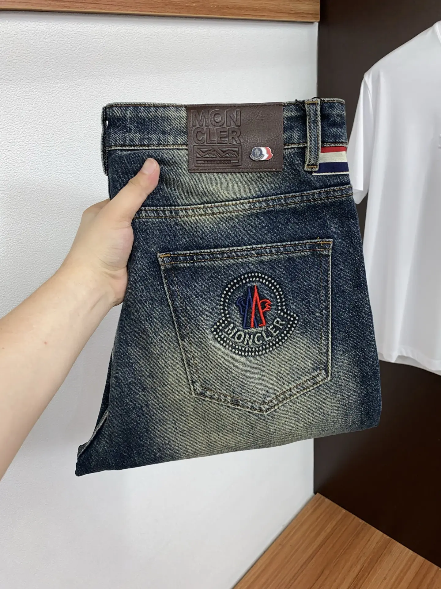 Moncler Slim-Fit Straight-Leg Jeans D17523869