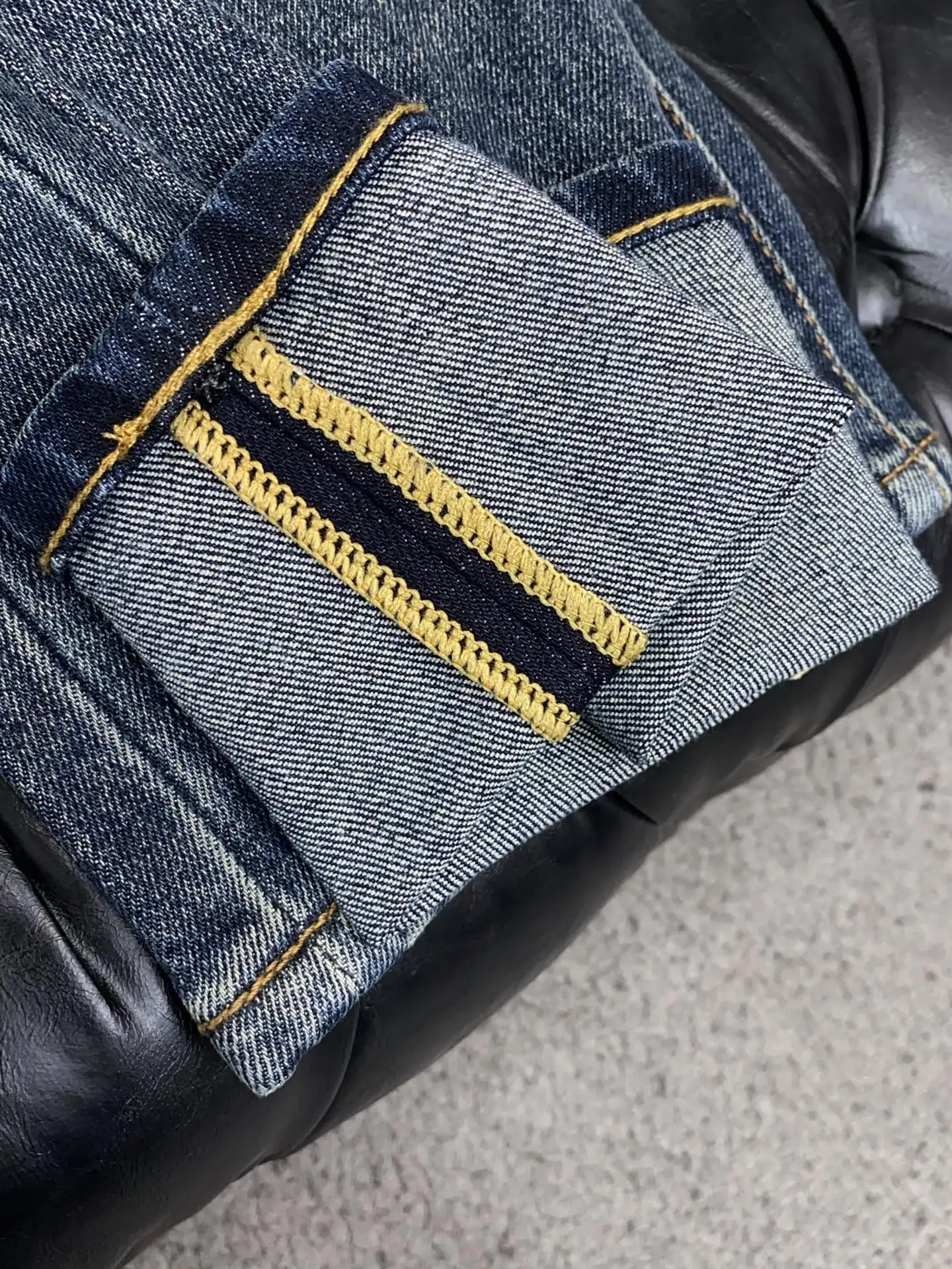 Moncler Slim-Fit Straight-Leg Jeans D17523869 — view 8