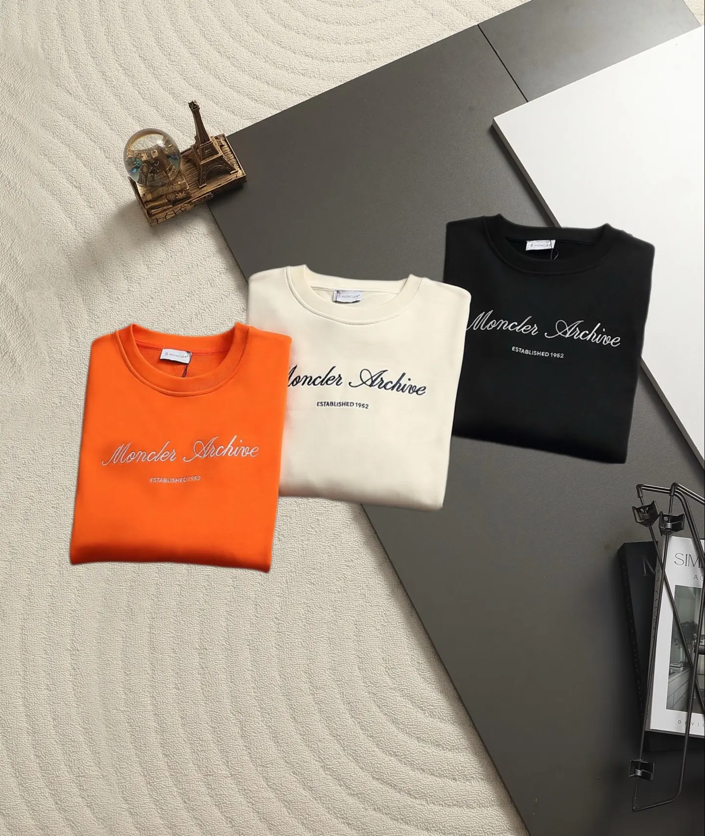 Moncler Archive Logo Embroidered Sweatshirt D17521515 — view 2