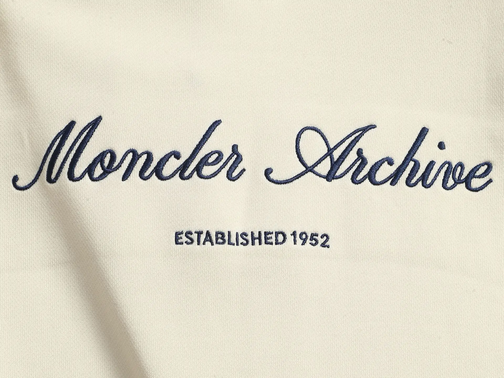Moncler Archive Logo Embroidered Sweatshirt D17521515 — view 4