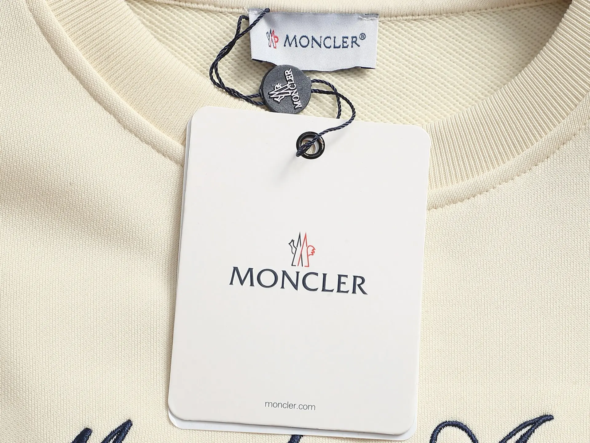 Moncler Archive Logo Embroidered Sweatshirt D17521515 — view 6
