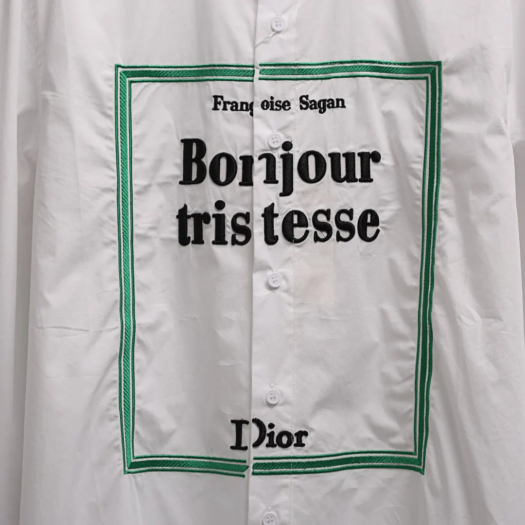 Bonjour Tristesse Embroidered Cotton Shirt D17522646 — view 5