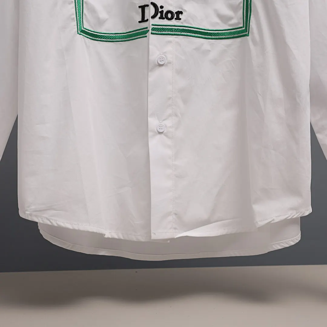 Bonjour Tristesse Embroidered Cotton Shirt D17522646 — view 8