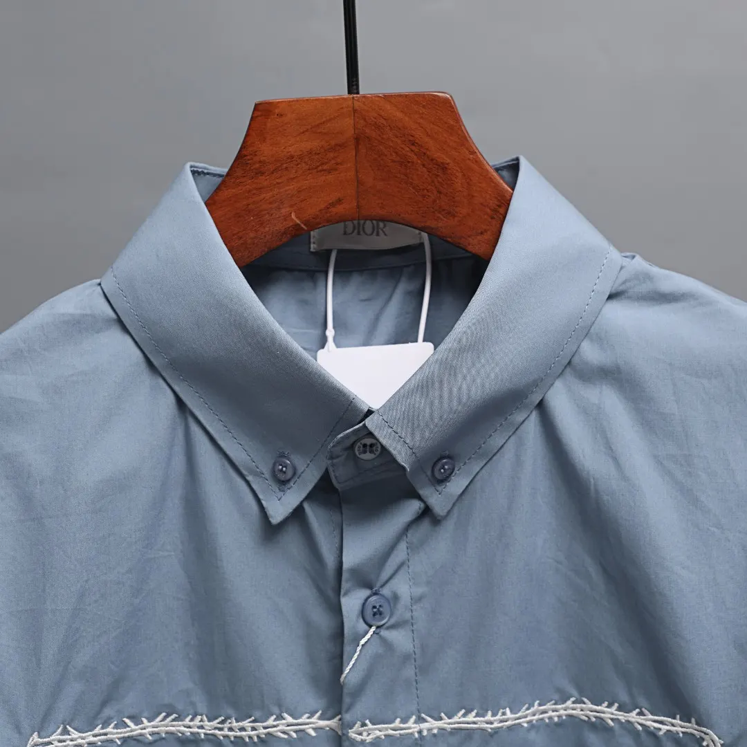 Les Fleurs du Mal Embroidered Cotton Shirt D17522645 — view 3