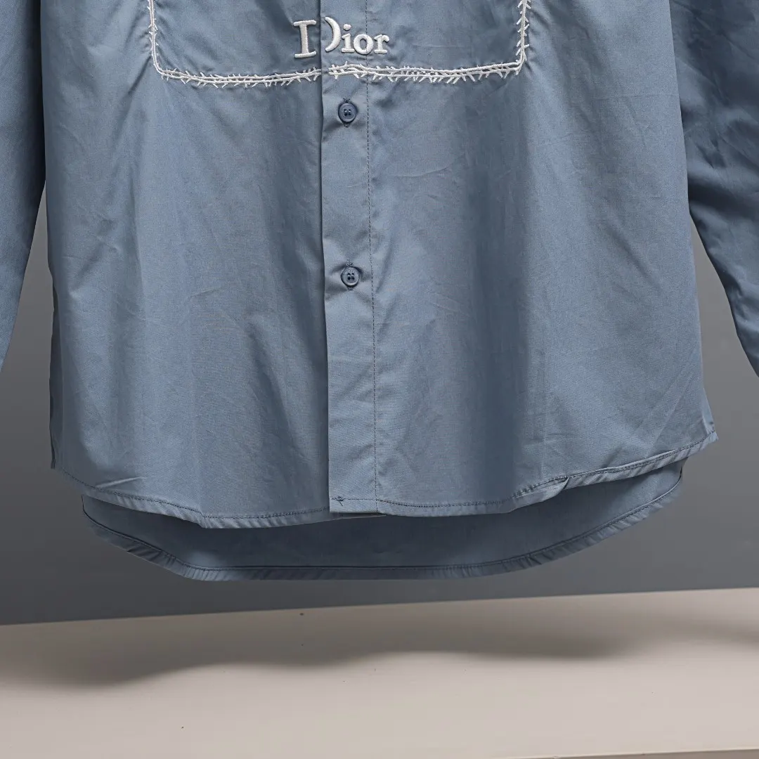 Les Fleurs du Mal Embroidered Cotton Shirt D17522645 — view 7