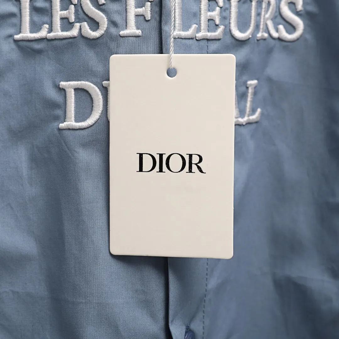 Les Fleurs du Mal Embroidered Cotton Shirt D17522645 — view 8