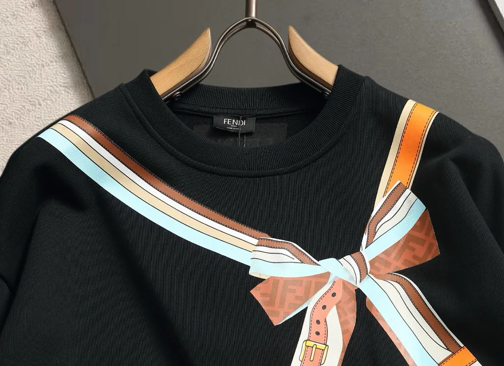 Trompe L'oeil Bow Print Sweatshirt D17521512 — view 3