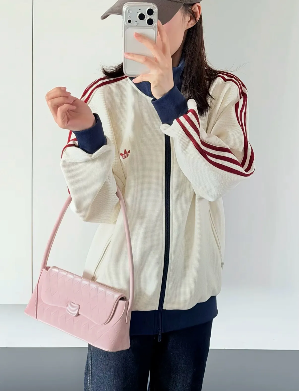 Originals Waffle Knit Track Jacket D17523049 — view 2