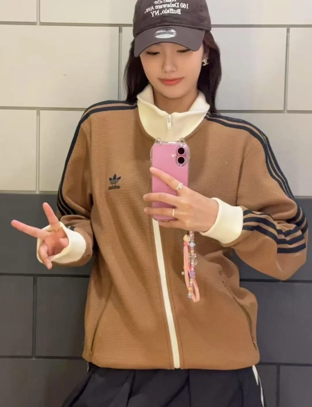 Adicolor Waffle Knit Track Jacket D17523033 — view 5