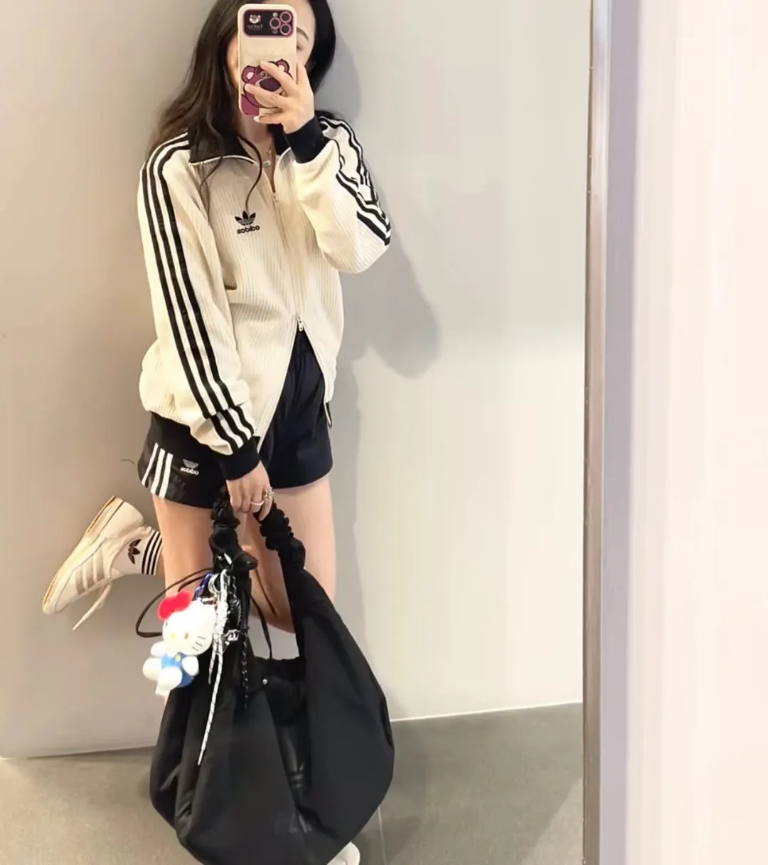 Waffle-Knit Zip-Up Track Jacket D17523032 — view 9