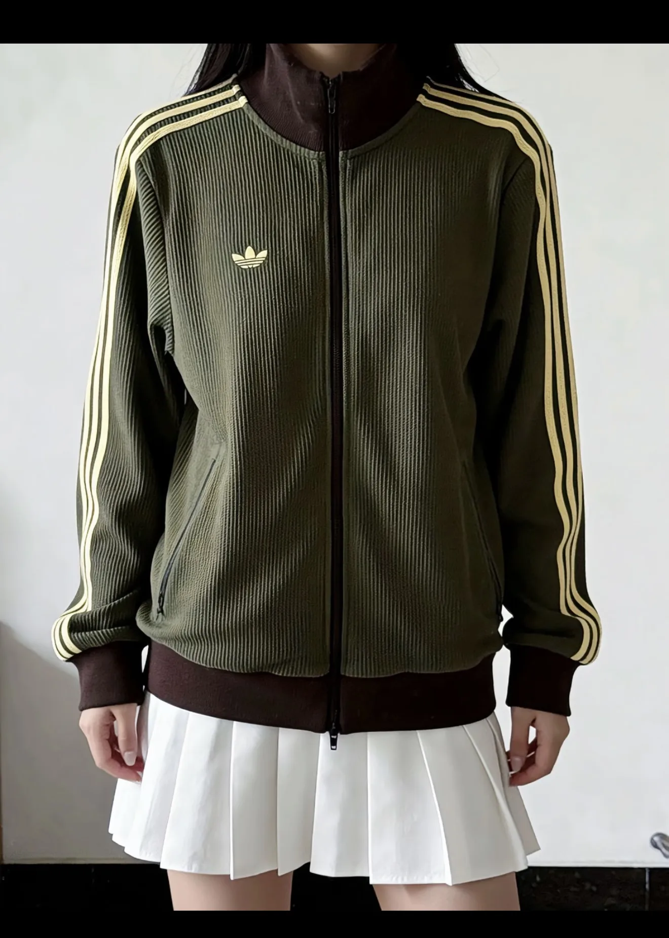 Originals Waffle Knit Track Jacket D17523051 — view 5