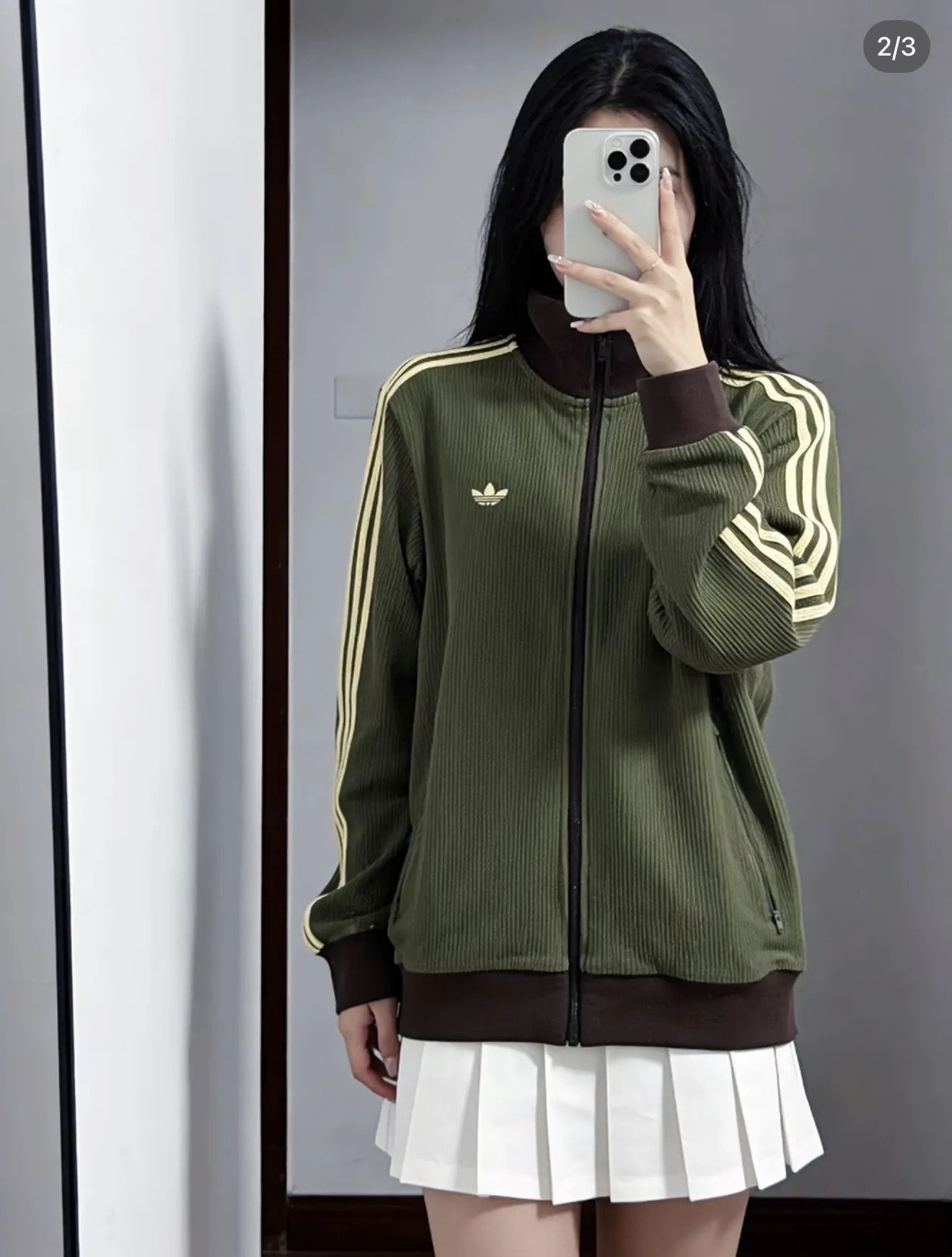 Originals Waffle Knit Track Jacket D17523051 — view 7