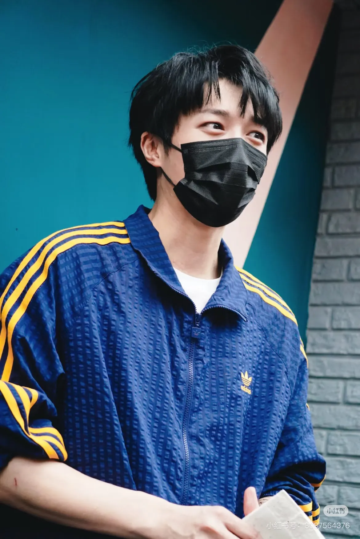 Seersucker Striped Track Jacket D17523041