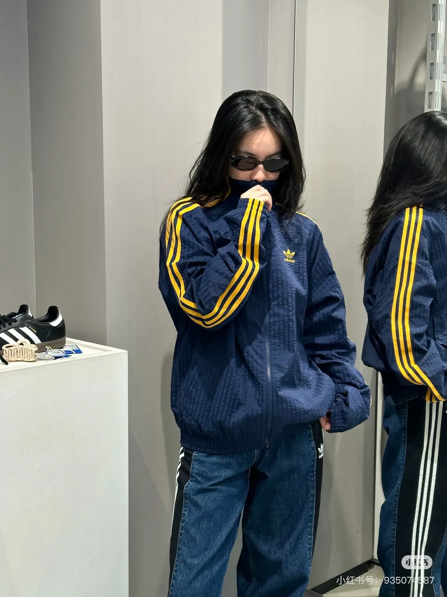 Seersucker Striped Track Jacket D17523041 — view 10