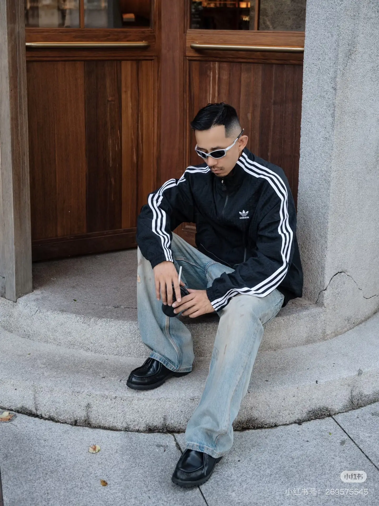 Adidas Originals Seersucker Track Jacket D17523042 — view 3