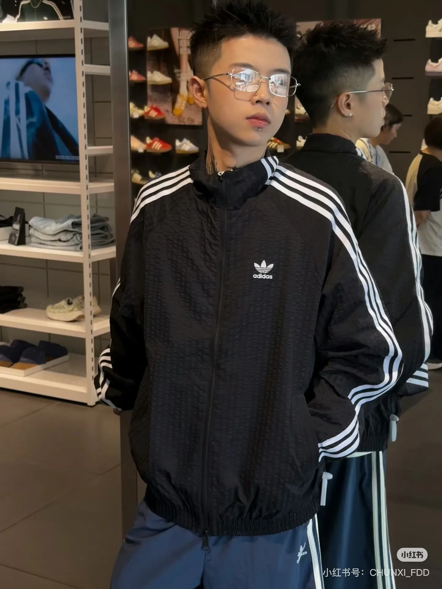 Adidas Originals Seersucker Track Jacket D17523042 — view 10