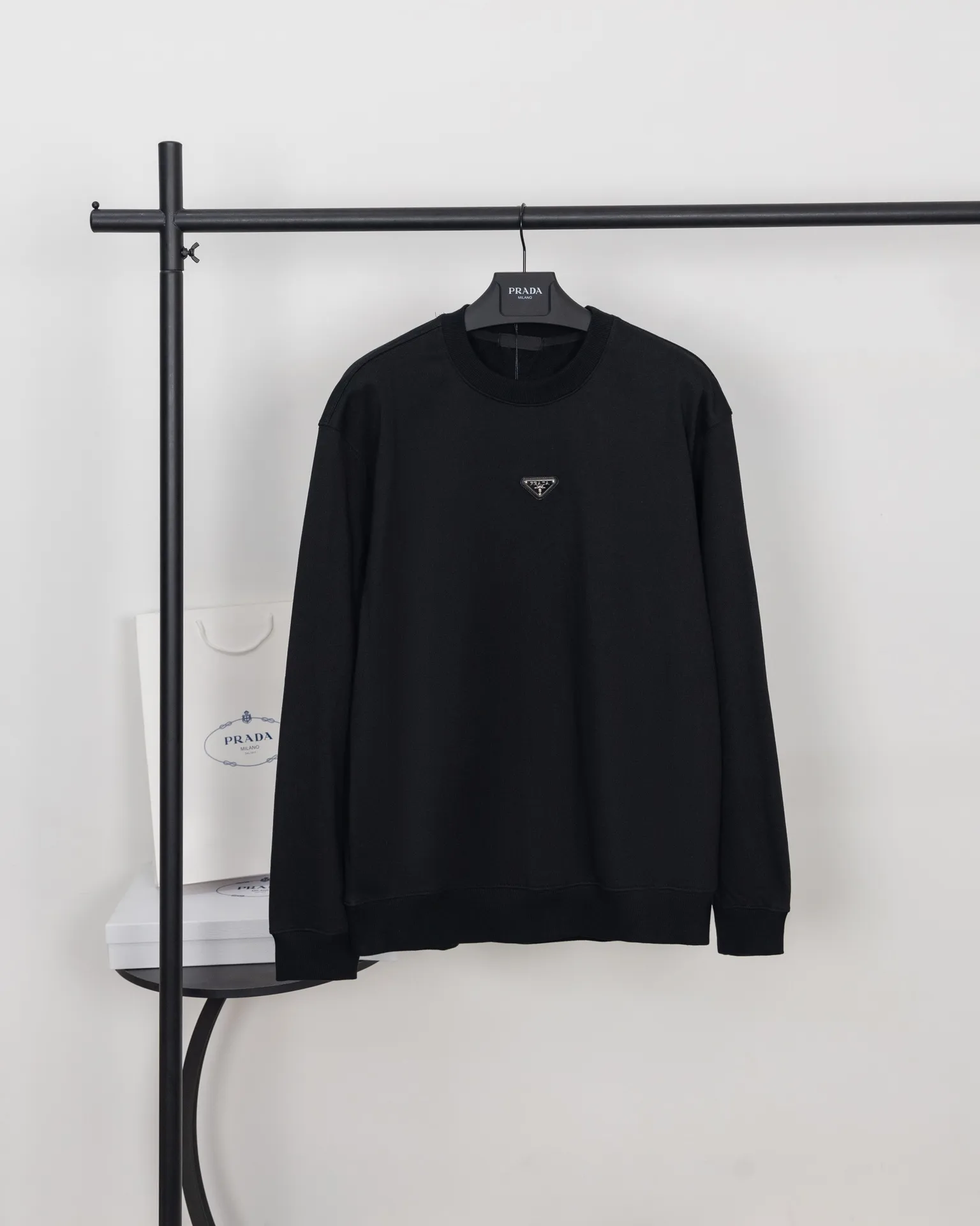 Logo-Appliqué Cotton-Jersey Sweatshirt D17821186