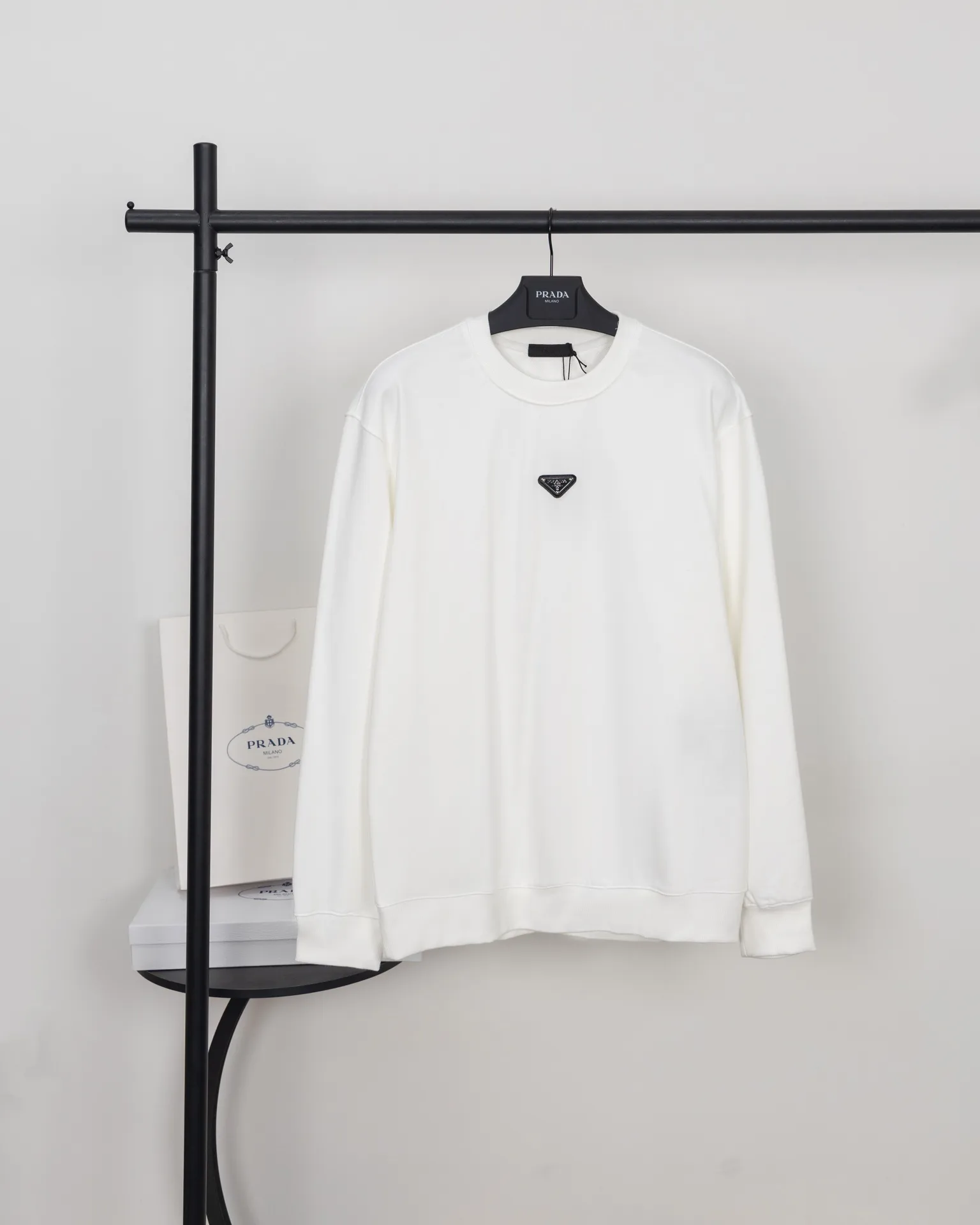 Logo-Appliqué Cotton-Jersey Sweatshirt D17821184