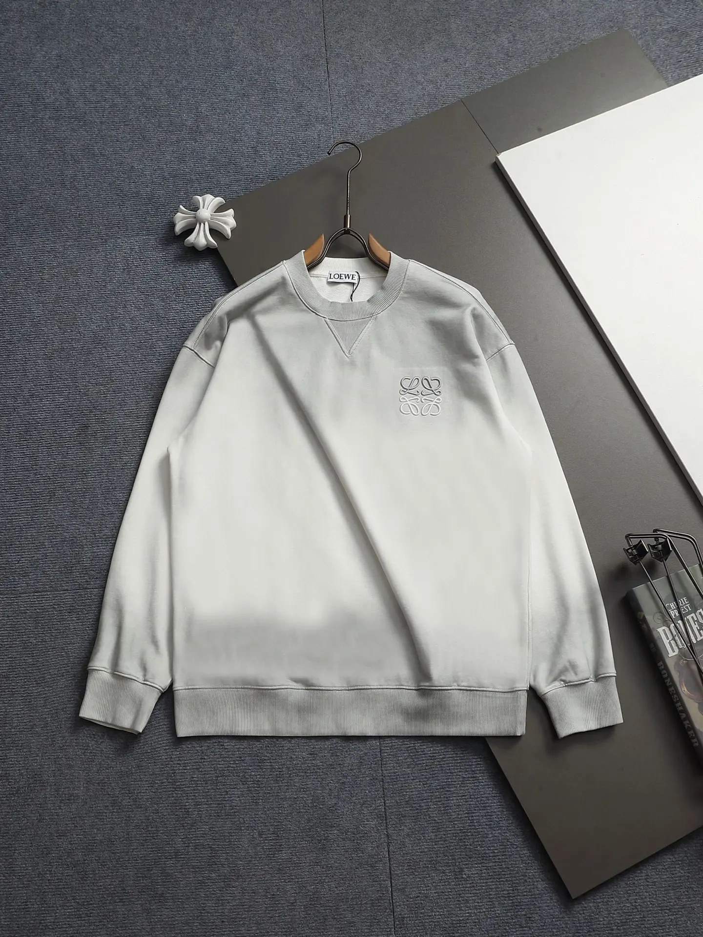 Anagram Embroidered Tie-Dye Sweatshirt D18023232